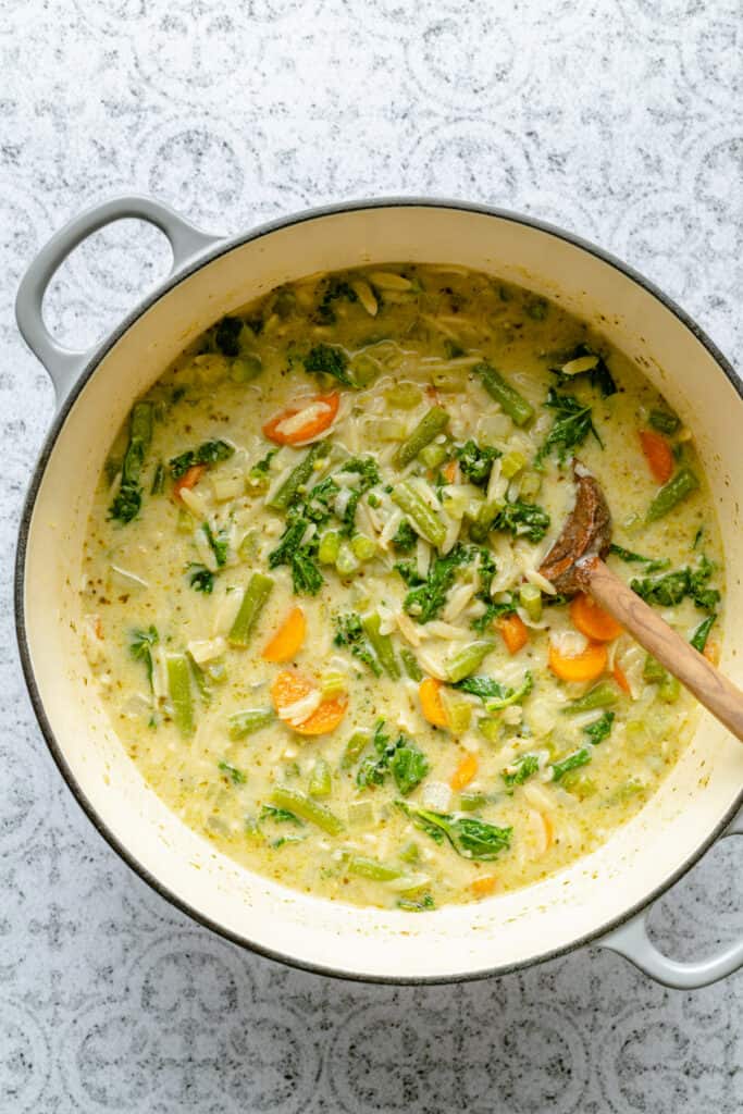 Vegetable Orzo Soup - Eat Love Eat